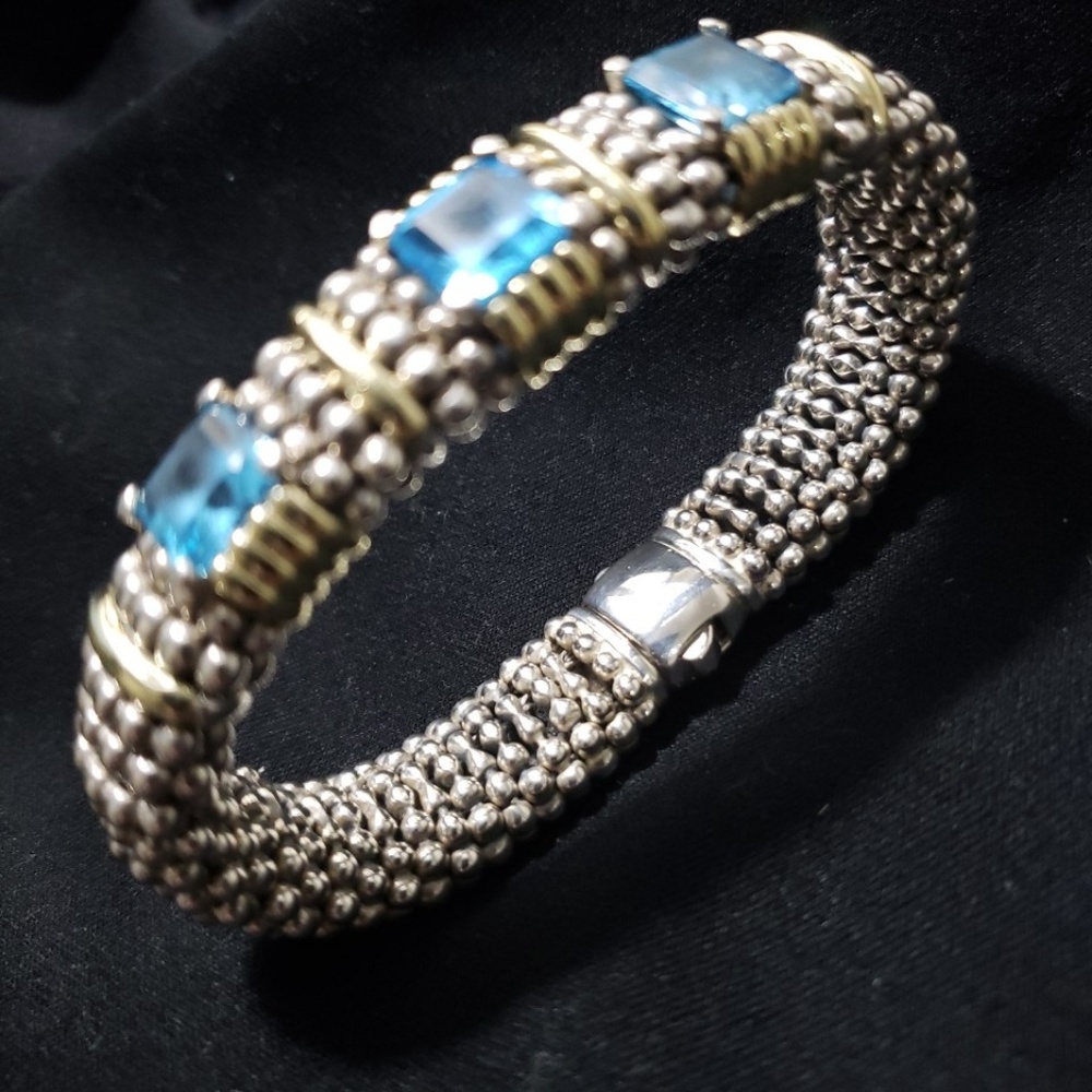 Auth Lagos with semi precious stone